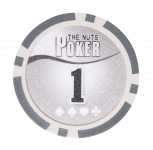 Фишки для игры в покер NUTS номиналом 1 (25шт)