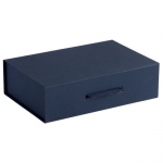 Коробка Case, подарочная, темно-синяя, 35,3х24х10 см; внутренний размер: 33,8х23,2х9,4 см
