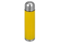 Термос «Вотерлоо», желтый/серебристый, нержавеющая cталь