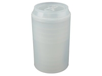 Набор «Plastglass»: 4 стакана с открывалкой, белый, пластик/металл
