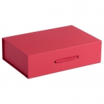 Коробка Case, подарочная, красная, 35,3х24х10 см; внутренний размер: 33,8х23,2х9,4 см