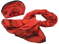 Подарочный набор «Роза», красный/черный, полиэстер