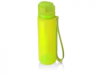 Складная бутылка «Твист», зеленое яблоко, силикон/пластик