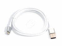 Кабель USB- Lightning (белый\серебристый, 100см) GreenConnect
