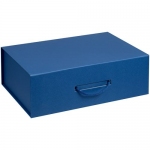 Коробка Big Case, синяя, 39х26,3х12,5 см; внутренние размеры: 37х25,3х12 см