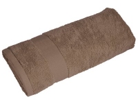 Полотенце махровое «Банный день», коричневый, 100% хлопок