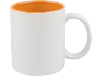 Кружка «Gain», белый/оранжевый, керамика