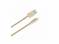 Кабель USB - Lightning MD818ZM/A, MQUE2ZM/A (Romoss) золотистый