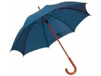 Зонт-трость «Jova», темно-синий, полиэстер/дерево