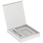 Коробка Arbor под ежедневник и ручку, белая, 23х22х3,5 см