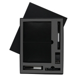 Набор  BLACKY TOWER:универсальное зарядное устройство(2200мАh),блокнот,USB flash-карта и ручка в подарочной коробке