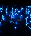 Гирлянда бахрома (Айсикл) 3,0x0,5м небесно-голубой прозр.провод