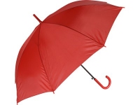 Зонт-трость «Яркость», красный, купол- полиэстер, каркас, спицы- металл, ручка- пластик