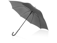 Зонт-трость «Яркость», серый, купол- полиэстер, каркас, спицы- металл, ручка- пластик