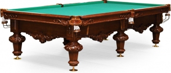 Бильярдный стол для русского бильярда «Rococo» 10 ф (орех пекан)