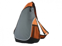 Рюкзак «Спортивный», оранжевый/серый/черный/белый, полиэстер 600D