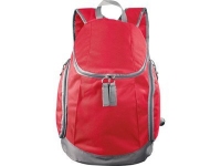 Рюкзак «Jogging», красный/серый, полиэстер 600D