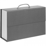 Коробка Case Duo, белая с серым 33,8х22,8х11,8 см; внутренние размеры: 31,4х21,8х11 см
