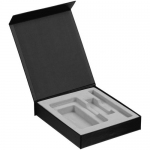 Коробка Latern для аккумулятора 5000 мАч, флешки и ручки, черная, 17,5х15,5х3,3 см