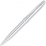 Шариковая ручка Cross Stratford. Цвет - серебристый.