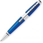 Ручка-роллер Cross Edge без колпачка. Цвет - синий.
