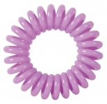 Резинки для волос Dewal Beauty "Пружинка", цвет фиолетовый (3 шт.)