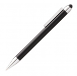 Шариковая ручка FranklinCovey Newbury со стилусом. Цвет - черный матовый.
