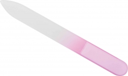 Пилка Dewal Beauty стеклянная розовая, 9 см