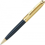 Шариковая ручка Pierre Cardin GAMME, цвет - черный и золотистый. Упаковка Е-1.