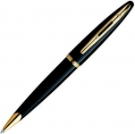 Ручка шариковая Waterman Carene (S0700380) Black GT M синие чернила подар.кор.