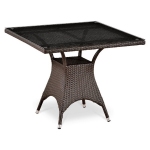 Плетеный стол T220BT-W51-90x90 Brown