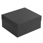 Коробка Satin, большая, черная, 23х20,7х10,3 см; внутренний размер: 22х19,7х9,9 см