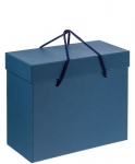Коробка Handgrip, малая, синяя, 23,8х10,5х20,5 см; внутренний размер 23х10х20 см