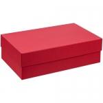 Коробка Storeville, большая, красная, 34х20,5х10,5 см; внутренние размеры: 33,5х19,6х10 см