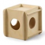 Гамма 42032024 Игрушка-кубик для мелких животных деревянный 115*100*100мм
