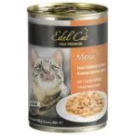 Эдель Кэт кон.для кошек нежные кусочки в соусе 3 вида мяса Птицы 400г