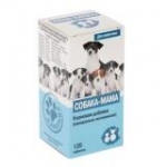 Собака-Мама минерально-витаминная подкормка для щенков и кормящих сук 120таб