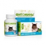 ФитоМины для кошек фитокомплекс для зубов и костей 100таб