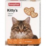 Беафар 12509 Kitty's Витамины для кошек Сердечки Таурин+Биотин 75таб