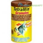 Тетра 139749 TetraMin Granules Корм для декоративных рыб, гранулы 250мл