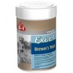 8 в 1 115731 Excel Brewer's Yeast Витамины для собак и кошек с пивными дрожжами и чесноком 1430таб
