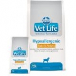 Фармина 25265 Vet Life Hypoallergenic Fish & Potato сух.для собак при пищевой аллергии и/или непереносимости с Рыбой и картофелем 2кг
