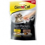 *Джимпет 400686 Nutri Pockets Taurine-Beauty Mix Подушечки для кошек с таурином и биотином 150г