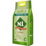№1 Naturel зеленый чай Наполнитель древесный комкующийся 17,5л 10%