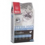 Блиц 80542 Sterilised Sensitive сух.для стерилизованных кошек Индейка 2кг 20%