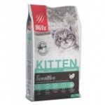 Блиц 80573 Kitten Sensitive сух.для котят, беременных и кормящих кошек Индейка 2кг 20%