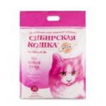 Сибирская кошка Элита Наполнитель для привередливых кошек, розовые гранулы 16л