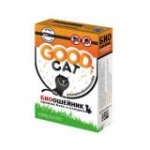 GOOD Cat FG04201 БИОошейник для кошек от блох и клещей, черный 35см