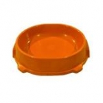 *Favorite FG17901 Миска пластиковая нескользящая оранжевая 0,22л