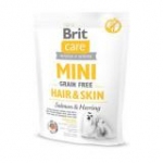 Брит Care 20237 GF Mini Hair & Skin корм беззерновой для собак мини пород с шерстью, требующей ухода 400г